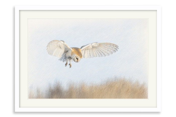 White Frame A3 - 29 x 42 cm (+£145.00)